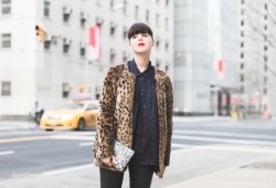 pochette kenzo moumoute leopard slim cuir chemise chats perches - copyright paulinefashionblog.com_