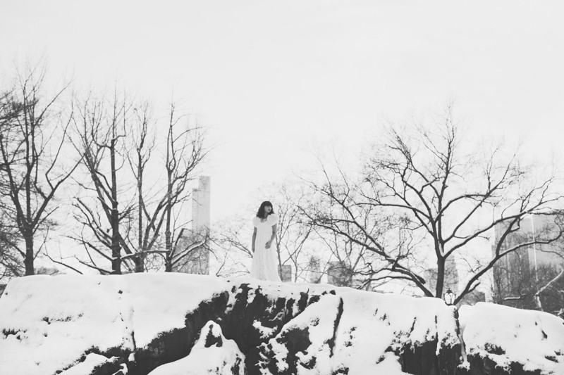 photo mariage central park neige winter wedding snow celine marks elise hameau - copyright paulinefashionblog.com_-15