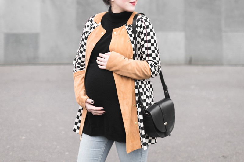 look femme enceinte blogueuse heimstone veste charleston sezane claude - copyright Pauline paulinefashionblog.com-6