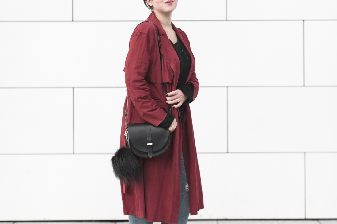 trench daim mango suede trench coat - copyright Pauline paulinefashionblog.com-6