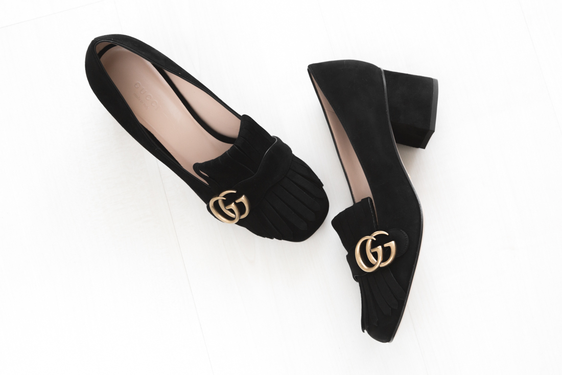 inventaire 4 gucci shoes marmont black - copyright Pauline paulinefashionblog.com-1