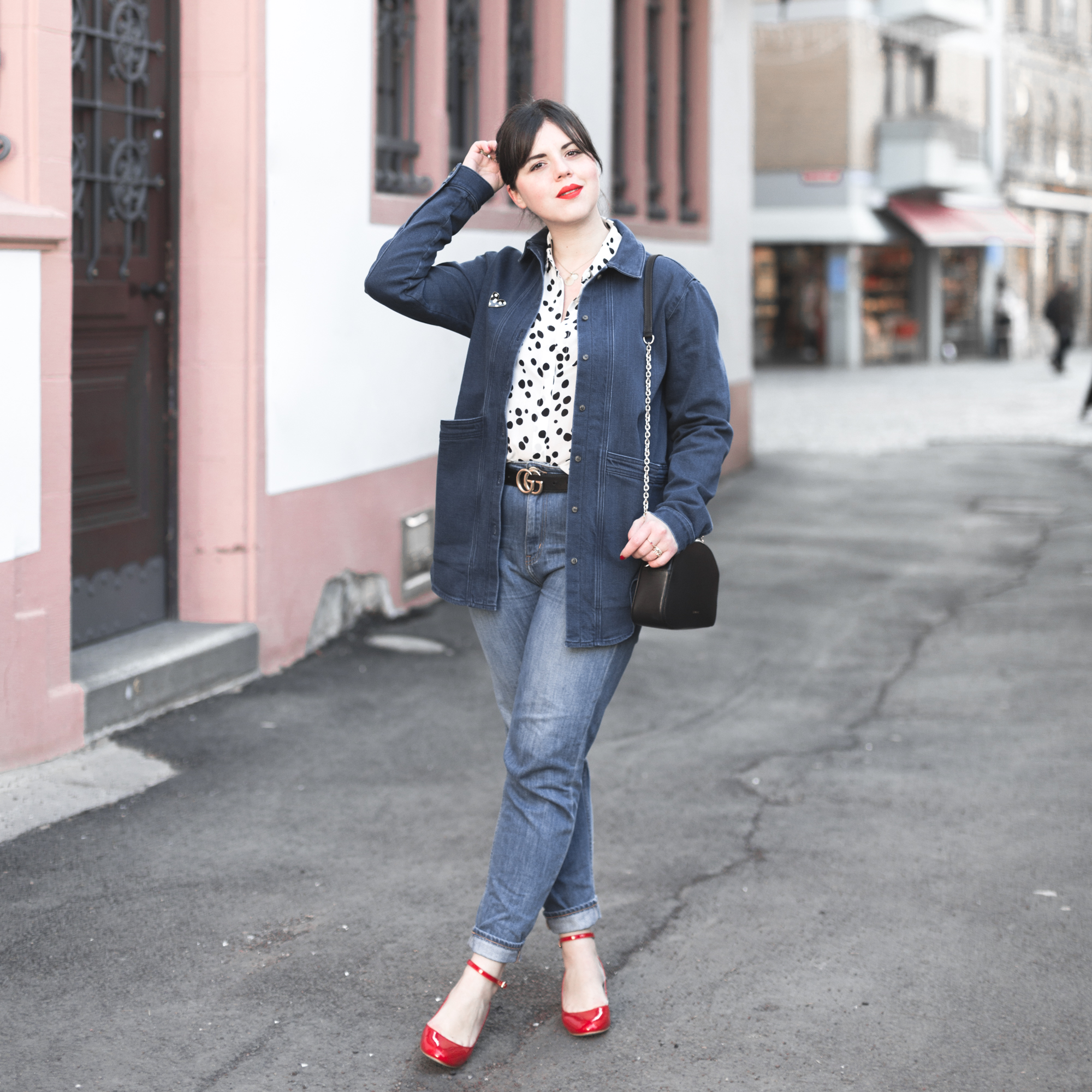 Veste en cuir store sezane