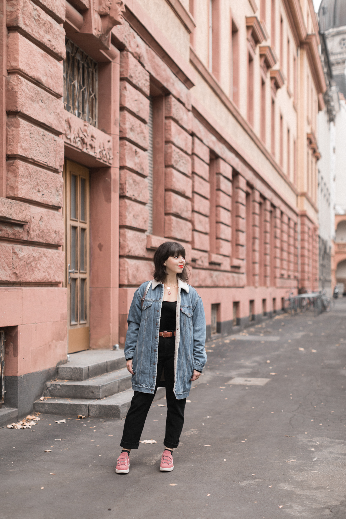 Veste en jean longue levis femme online